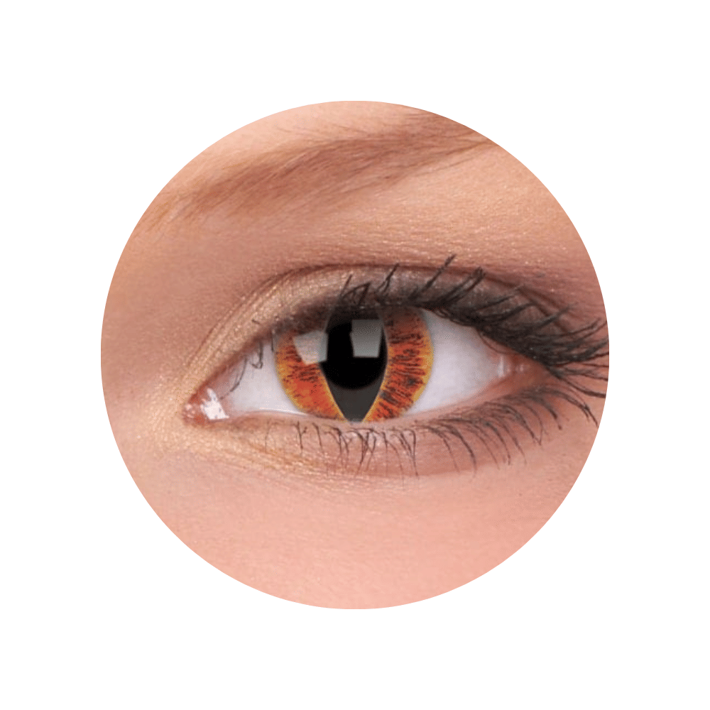 Kontaktní čočky – Sauronovo oko – roční nedioptrické (2 čočky)