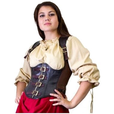 Korzet zlodejka - čiernohnedý