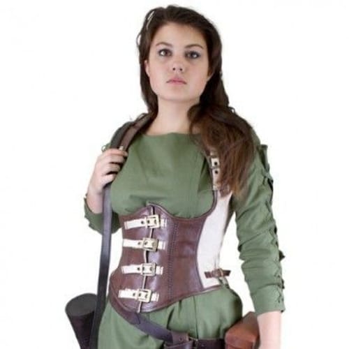 Korzet zlodejka - hnedobéžový Korzet zlodejka - hnedobéžový