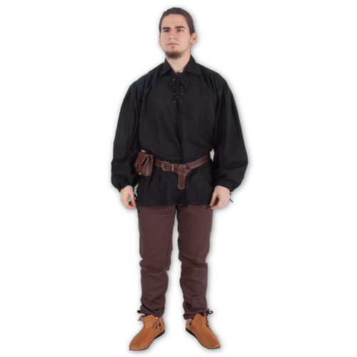 Košeľa mušketier čierna Košeľa mušketier čierna