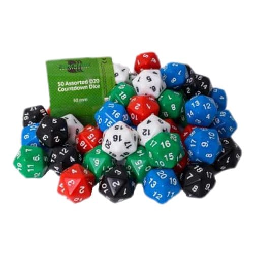 Kocka Blackfire D20 počítadlo (30 mm) Kocka Blackfire D20 počítadlo (30 mm)