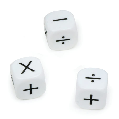 Kocka - matematické znaky Kocka - matematické znaky