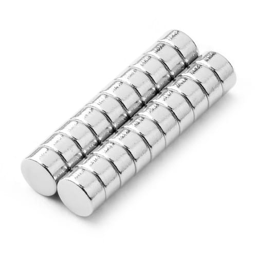Levně Kotoučové magnety Ø 4 mm, 100 ks