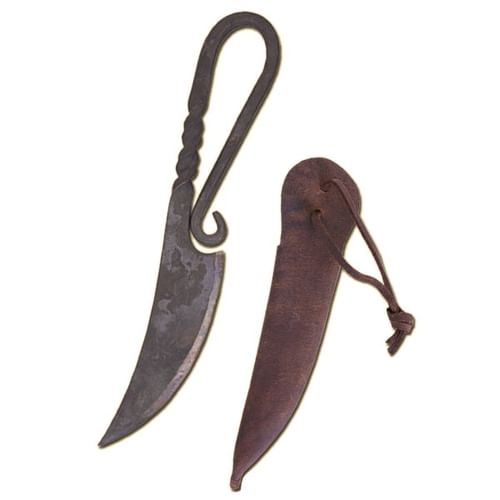 Kovaný nôž s púzdrom Kovaný nôž s púzdrom