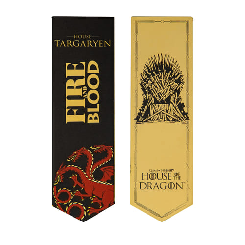 Levně Kovová záložka House of the Dragon - Targaryen