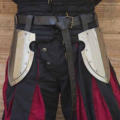 Kovové chrániče stehien Kovové chrániče stehien