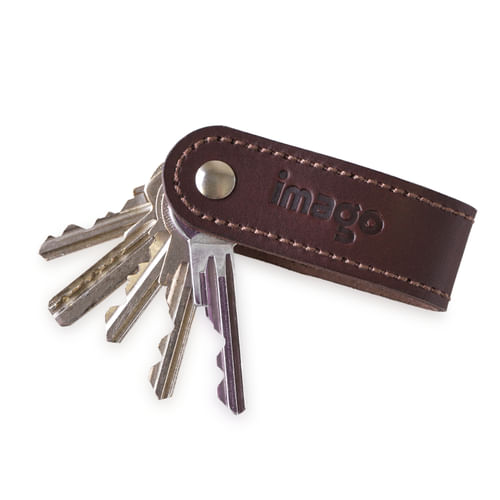 Kožená kľúčenka imago prešívaná Kožená kľúčenka imago prešívaná