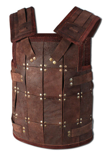 Kožená zbroj jednoduchá hnědá