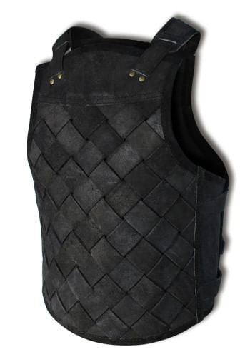 Vikingské čierne kožené brnenie Vikingské čierne kožené brnenie