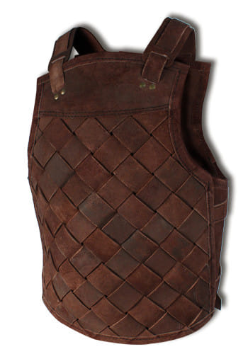 Vikingské hnedé kožené brnenie Vikingské hnedé kožené brnenie