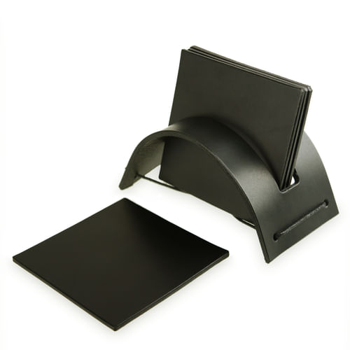 Kožené podtácky - čierne Kožené podtácky - čierne