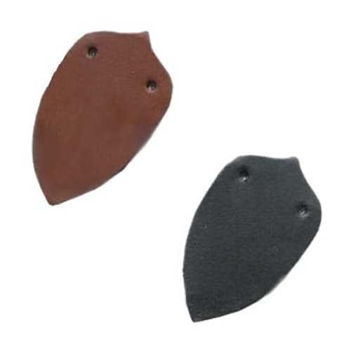 Kožené šupiny - malé, 10 ks (2 otvory) Kožené šupiny - malé, 10 ks (2 otvory)