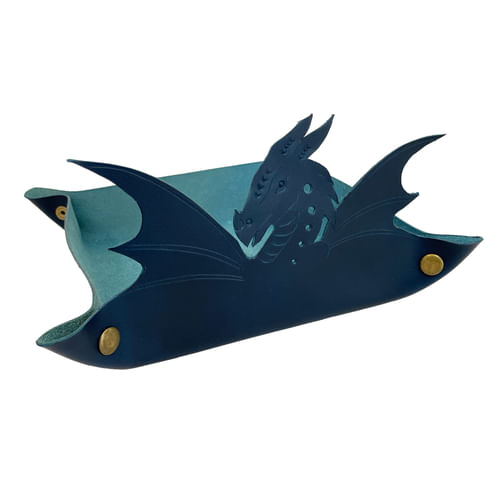 Kožený Dice Tray - Drak Kožený Dice Tray - Drak