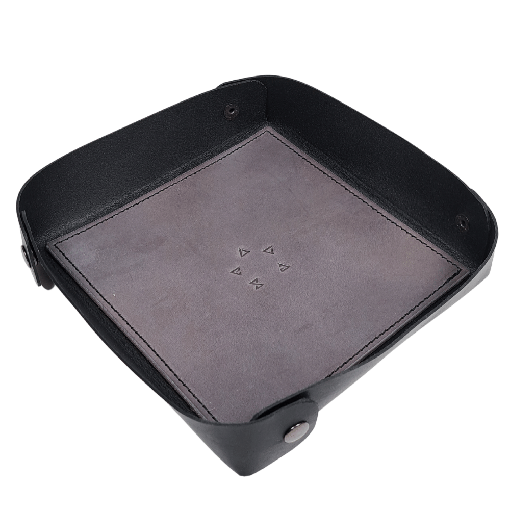 Kožený Dice Tray s runami - Zaklínač RPG