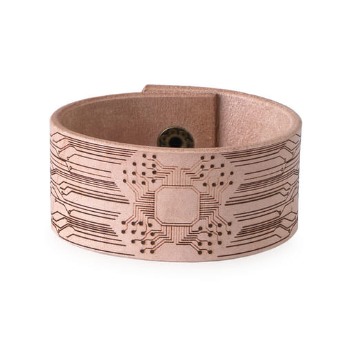 Kožený náramok Cyberpunk – úzky Kožený náramok Cyberpunk – úzky