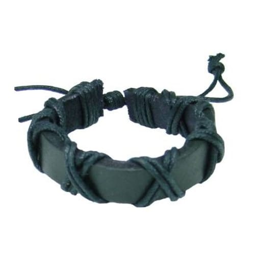 Kožený pletený náramok Kožený pletený náramok