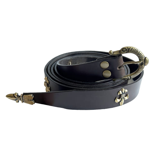 Zdobený kožený opasok - stredoveký Zdobený kožený opasok - stredoveký