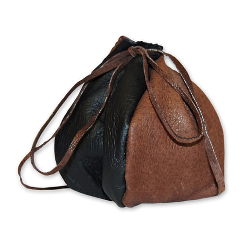 Kožený vačok na peniaze Kožený vačok na peniaze