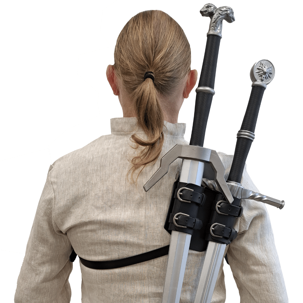 Kožený záves na dva meče - Zaklínač