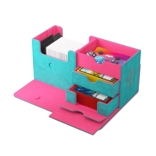 Levně Krabička na karty Gamegenic - The Academic 133+ XL Teal/Pink