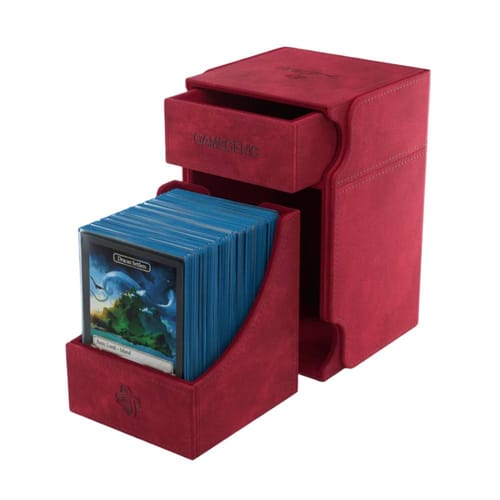 Levně Krabička na karty Gamegenic - Watchtower 100+ XL Red