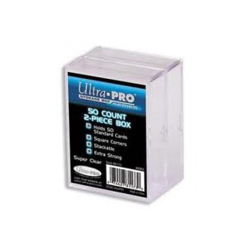 Krabička na karty Ultra Pro - 50 kariet - priehľadná (2 ks) Krabička na karty Ultra Pro - 50 kariet - priehľadná (2 ks)