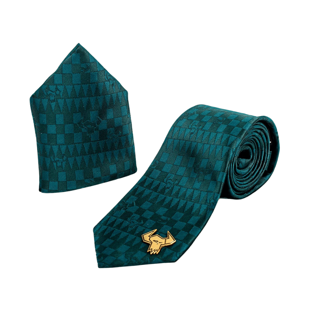 Kravata s vreckovkou Warhammer 40000 - Orkovia