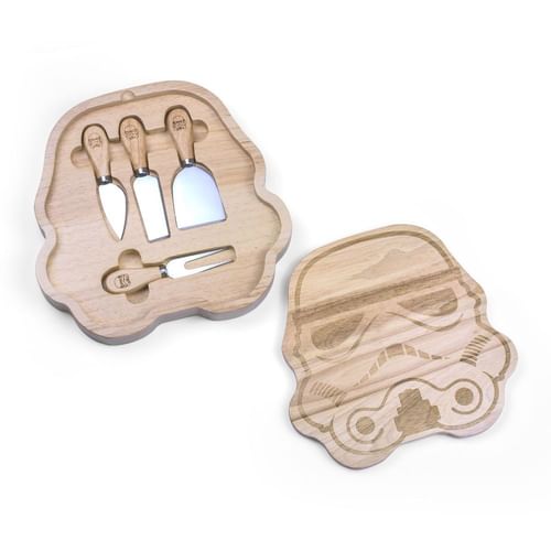 Kuchynská doštička a sada nožov Star Wars - Stormtrooper Kuchynská doštička a sada nožov Star Wars - Stormtrooper