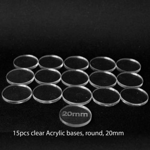 Kulaté podstavce, průměr 2 cm (15 ks) Kulaté podstavce, průměr 2 cm (15 ks)