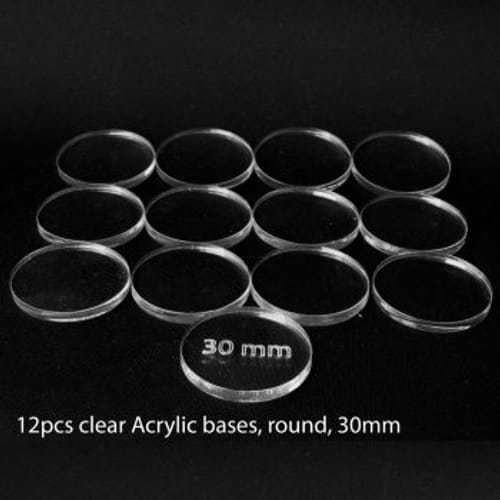 Kulaté podstavce, průměr 3 cm (12 ks) Kulaté podstavce, průměr 3 cm (12 ks)