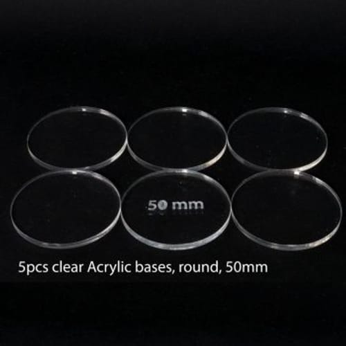 Kulaté podstavce, průměr 5 cm (5 ks) Kulaté podstavce, průměr 5 cm (5 ks)