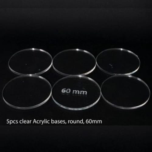 Kulaté podstavce, průměr 6 cm (5 ks) Kulaté podstavce, průměr 6 cm (5 ks)