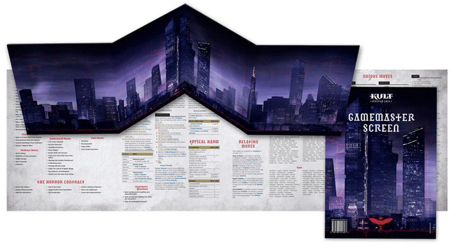 KULT: Divinity Lost - Gamemaster Screen KULT: Divinity Lost - Gamemaster Screen