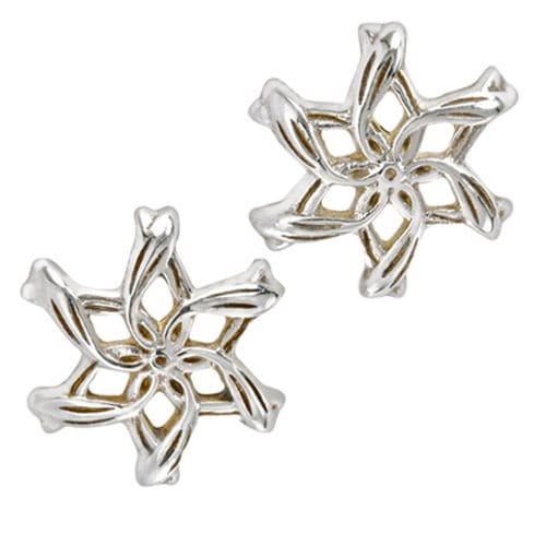 Strieborné kvetinové náušnice Galadriel Strieborné kvetinové náušnice Galadriel