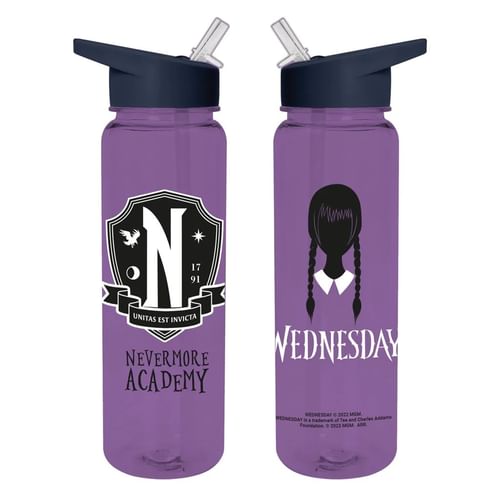 Fľaša na vodu Wednesday - Nevermore Academy Fľaša na vodu Wednesday - Nevermore Academy