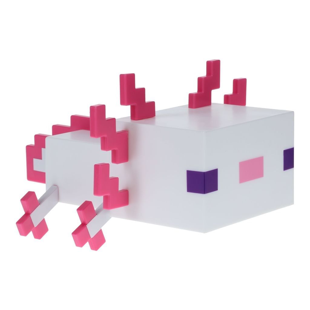 Lampička Minecraft - Axolotl