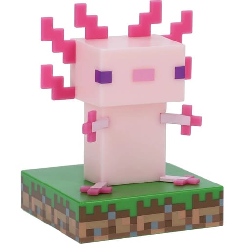 Lampička Minecraft - Axolotl Icon