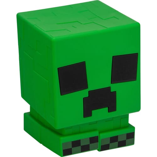 Levně Lampička Minecraft SquishyGlo - Creeper, silikonová