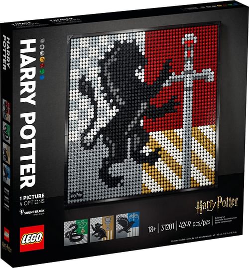 Obrázok LEGO ART 31201 Harry Potter Hogwarts Crests, 31201-589521