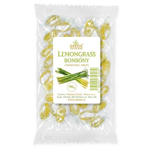 Obrázok Grešík Lemongrass bonbóny 100g-Grešík