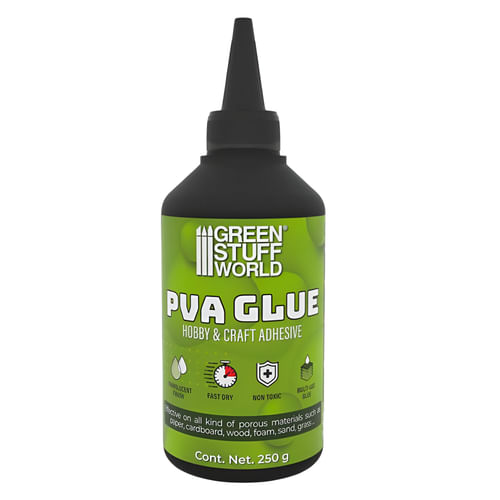 Lepidlo Green Stuff World: PVA glue, 250g Lepidlo Green Stuff World: PVA glue, 250g