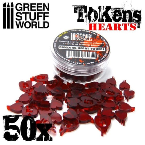 Levně Life Tokens (hearts), 50 ks