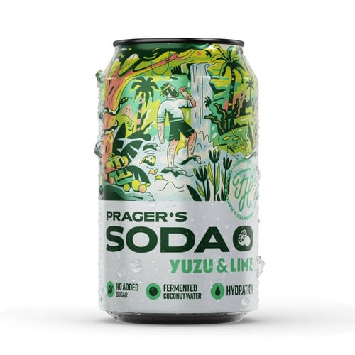 Pragers Soda Yuzu & Lime 330 ml
