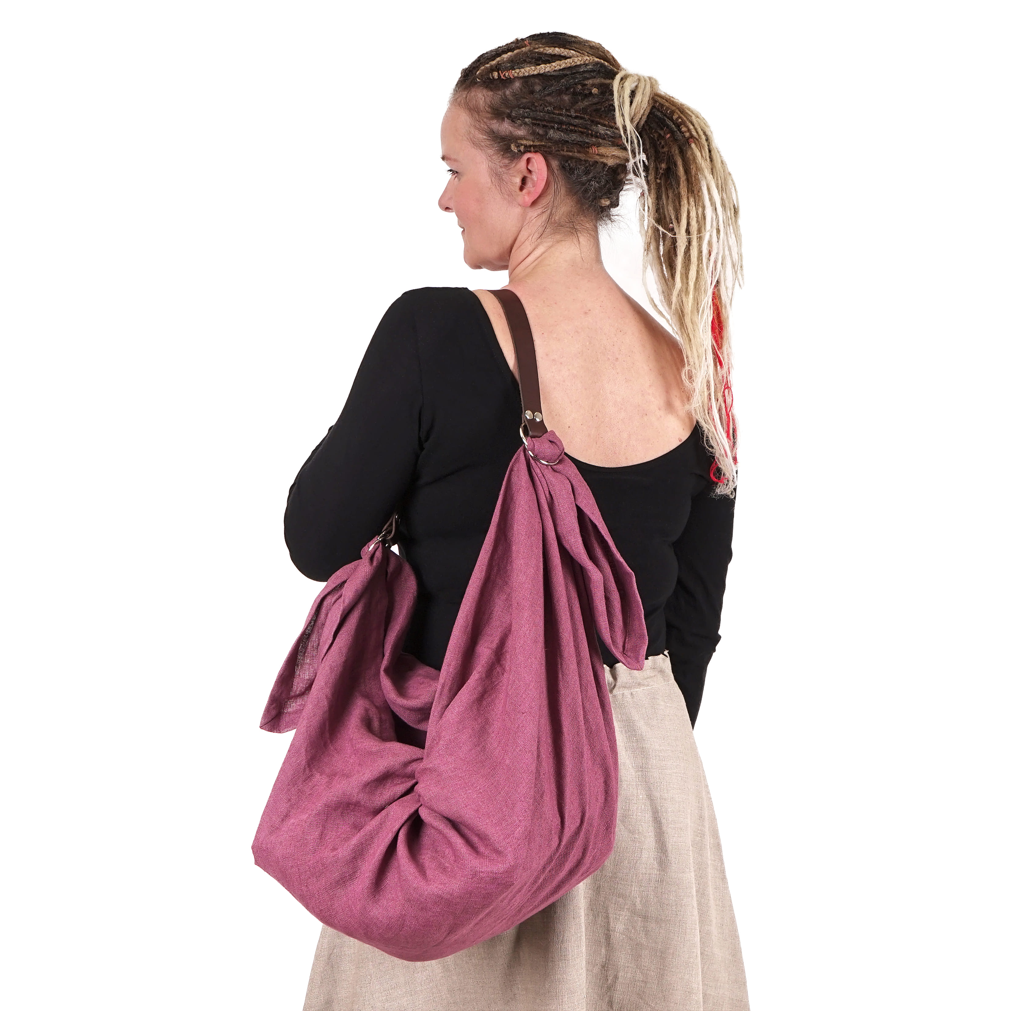 Dámska ľanová taška Furoshiki