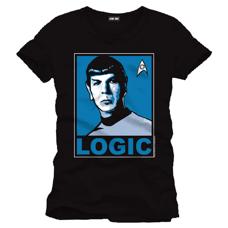 Tričko Star Trek - Logic black