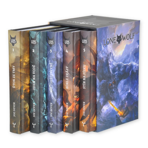Lone Wolf: Cyklus Kai - komplet 5 vázaných knih Lone Wolf: Cyklus Kai - komplet 5 vázaných knih