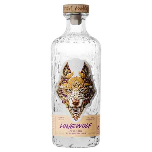 Levně Lonewolf Broskev a Marakuja Gin 38% 0,7l