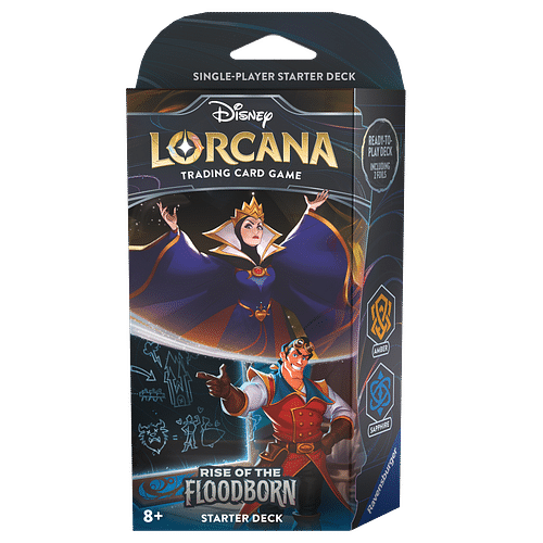Lorcana TCG: Rise of the Floodborn Starter Deck - Amber/Sapphire