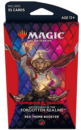 Magic: The Gathering - Adventures in the Forgotten Realms Theme Booster red