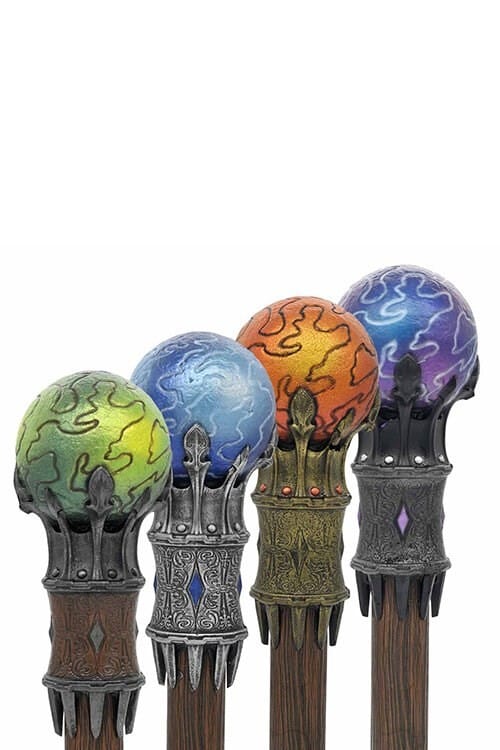 Levně Měkčená latexová magická koule na hůl, barva fialová